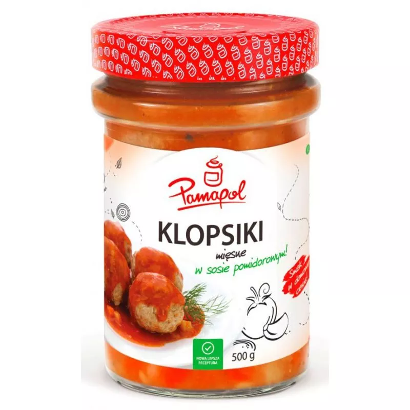 Albondigas en salsa de tomate"KLOPSIKI" 500gr PAMAPOL