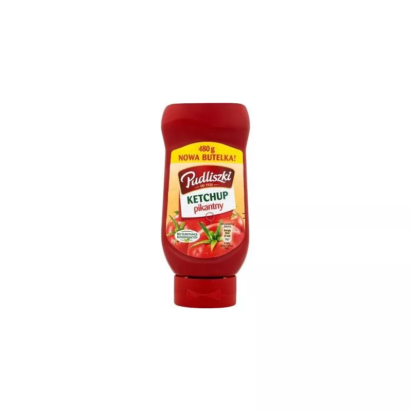 Ketchup picante 480gr x8 PUDLISZKI