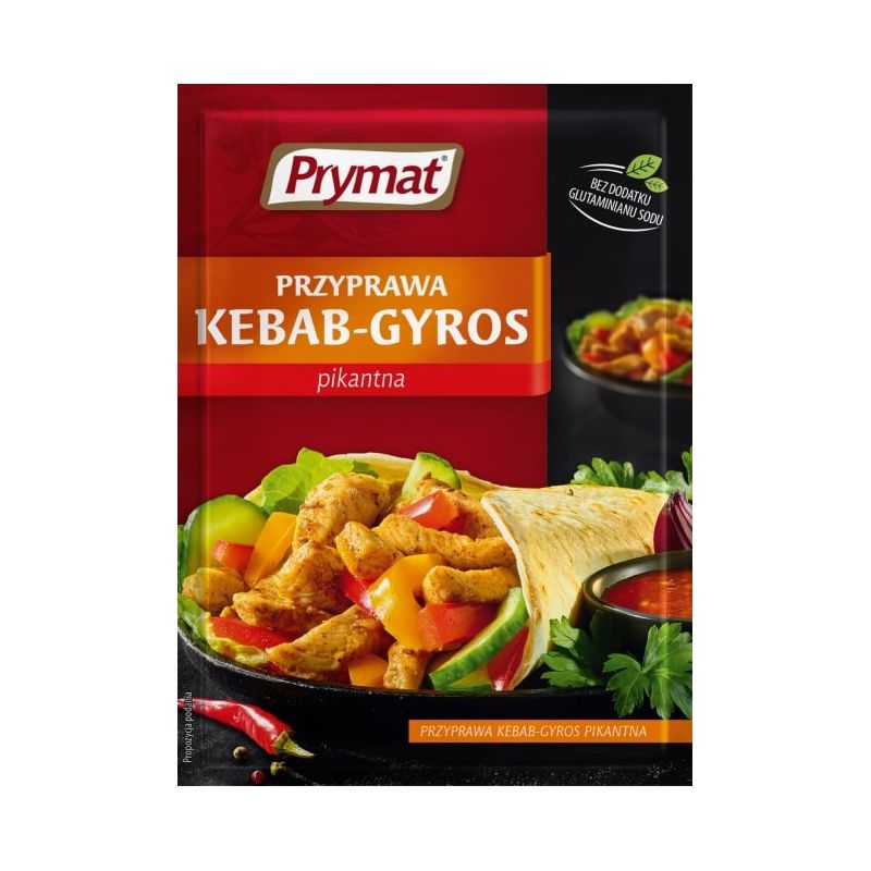 Especias para gyros kebab picante 30g x25 PRYMAT