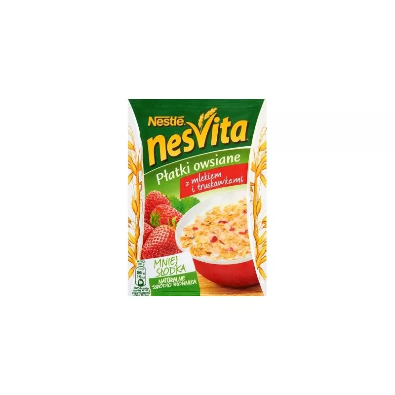 Copos de avena con leche i fresa 45g x21 NESTLE