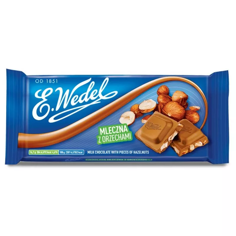 Chocolate de leche con almendras 100g x12WEDEL