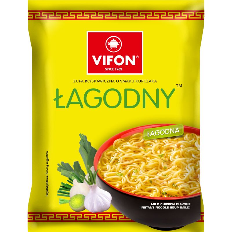 Sopa sabor de pollo con macarones "KURCZAK LAGODNY"70gr x24 VIFON