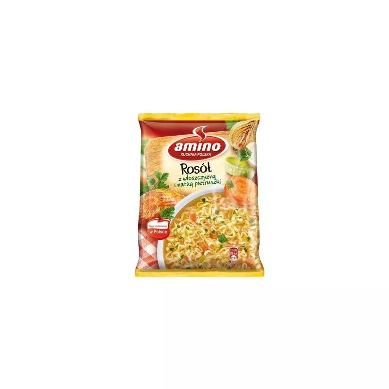 Sopa de pollo con verduras,perejil 59g x24 AMINO