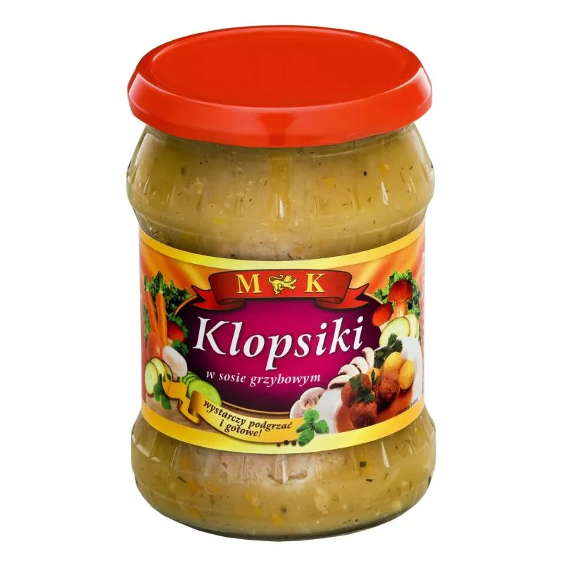 Albondigos de carne en salsa de setas KLOPSIKI 500g x12 AMK