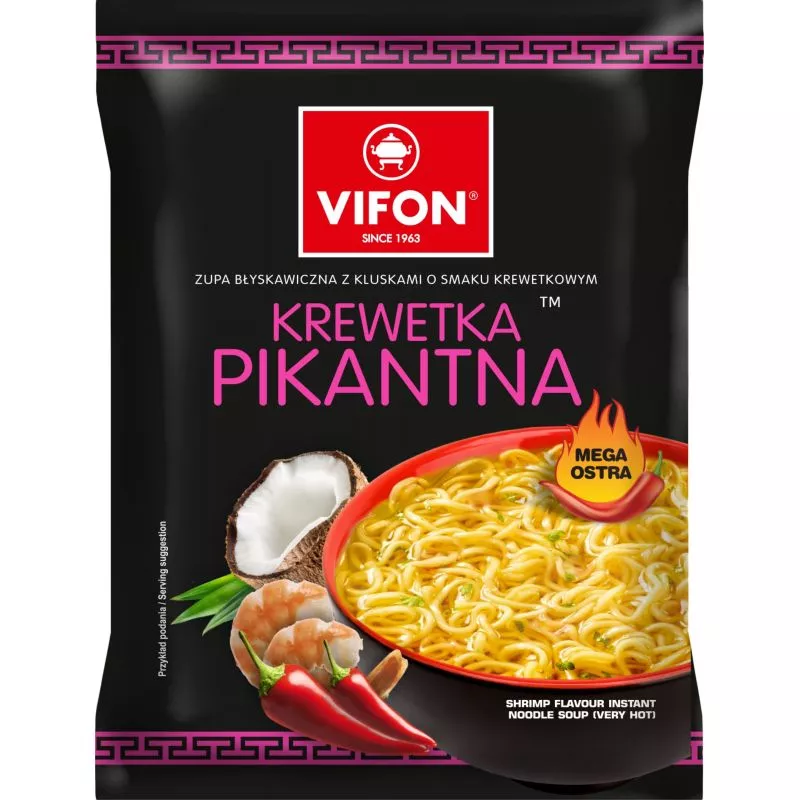 Sopa con sabor de cohgreja picante 70g x22 VIFON