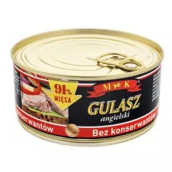 Conserva de carne GULASZ ANGIELSKI 130g x12 M&K