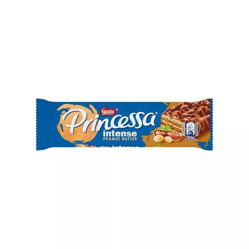 Barquillas PRINCESSA intense PEANUT BUTTER 31g x30