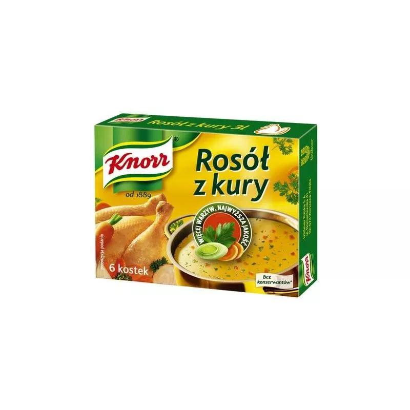 Caldo de pollo en cubitos 24x60gr KNORR