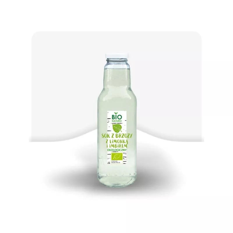 BIO Zumo de abedul con lima i jengibre 750ml x6 POLBIO