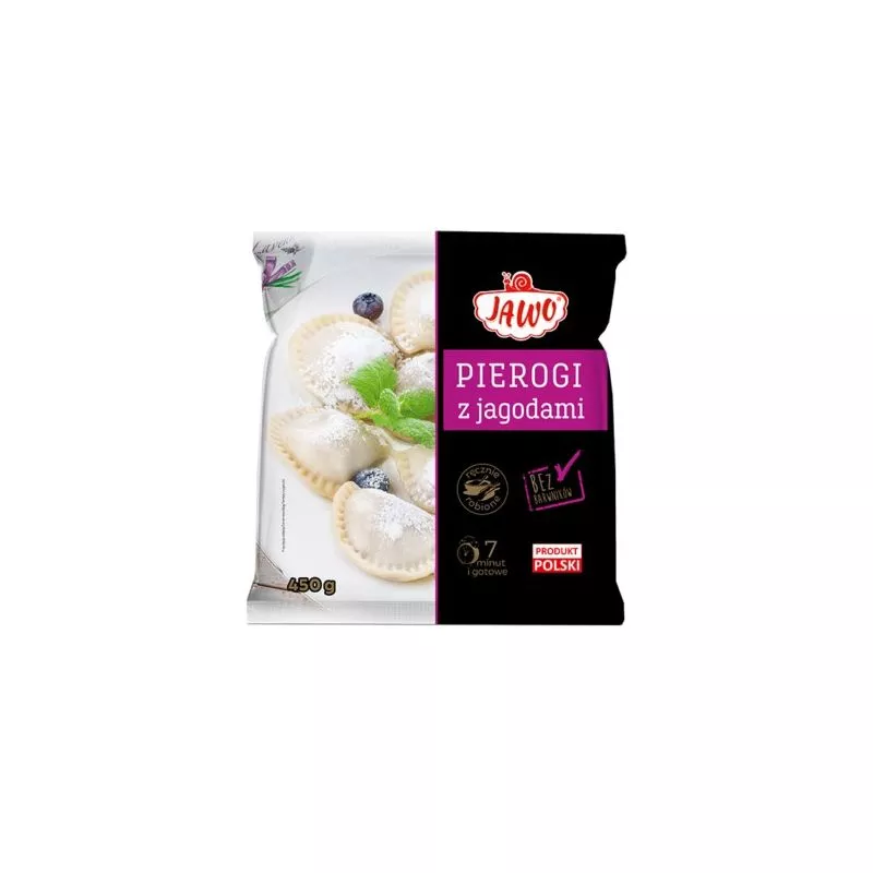 Empanadillas "PIEROGI" con requeson y arandanos 450gr x10 JAWO