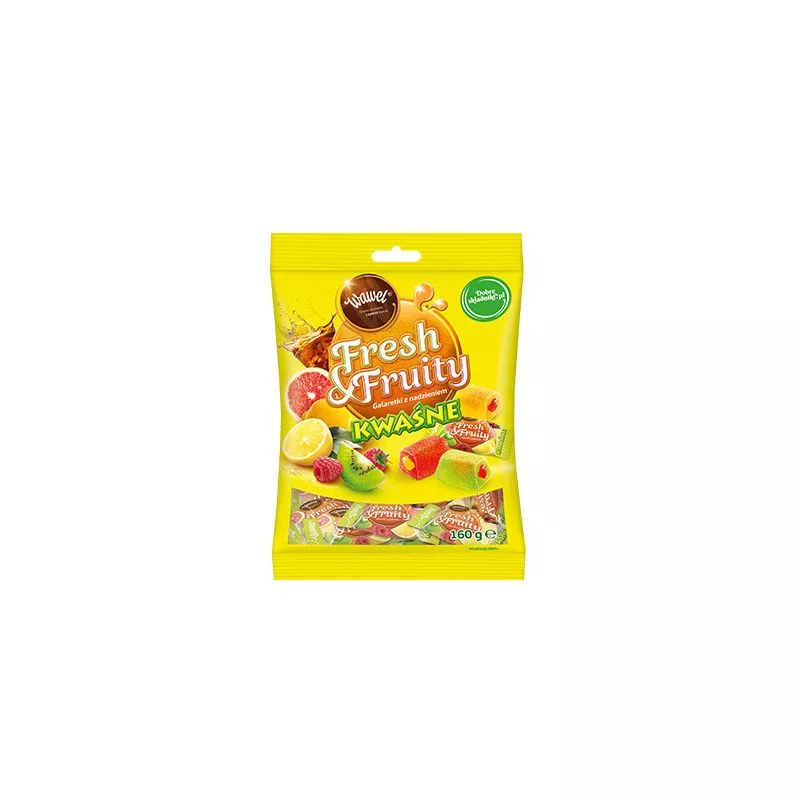 Caramelo de jalea "FRESH&FRUITY" citrus 1kg WAWEL