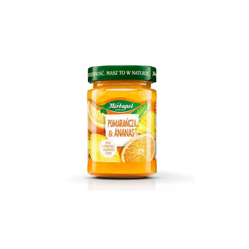 Marmelada de naranja con piña 280g x6 HERBAPOL