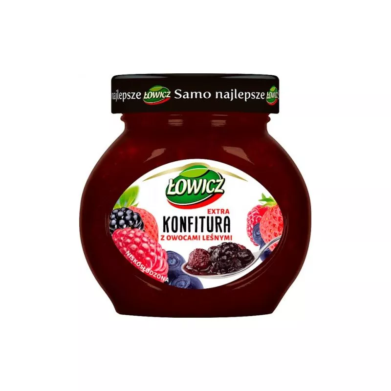 Confitura con frutas de bosque 240g LOWICZ