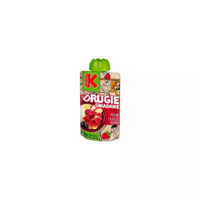 Mousse 2 desayuno aronia semola de frambuesa 100g KUBUS