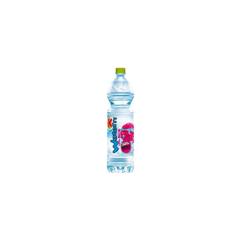 Agua WATERRR con zumo de frambuesa 20% PET 1.5L x6 KUBUS