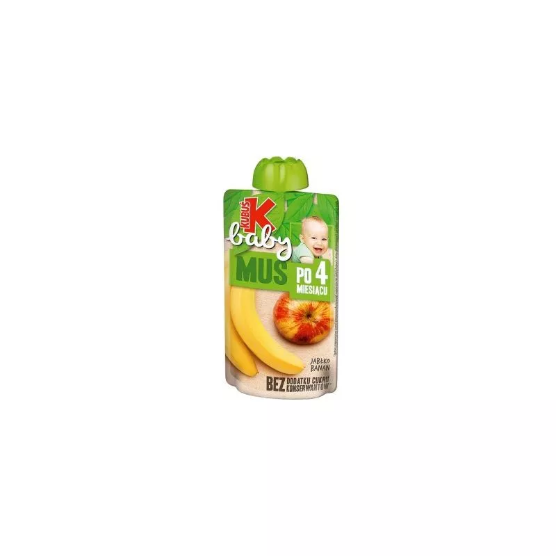 Mus BABY de manzana con platano 100g KUBUS