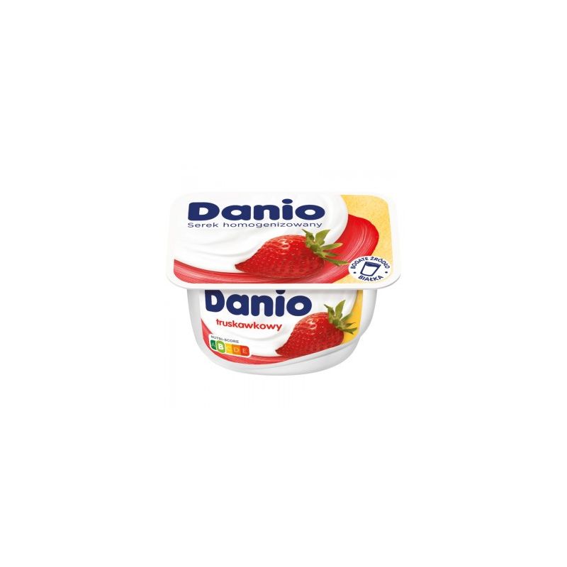 Requeson DANIO sabor de fresa 130g x16 DANONE