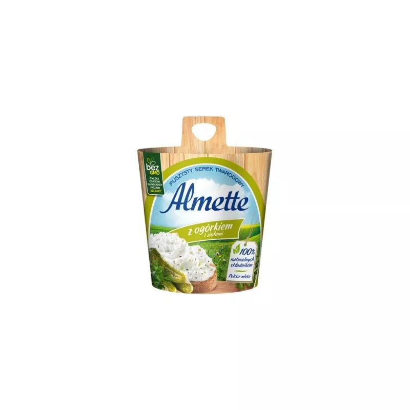 Queso ALMETTE con pepinos i hierba 150g HOCHLAND