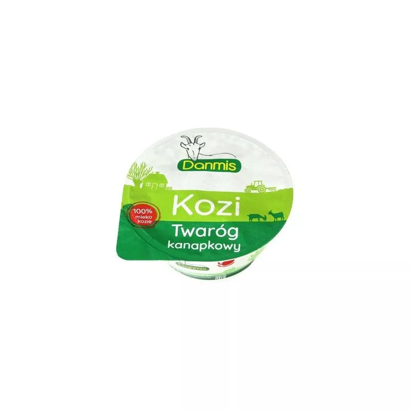 Twarog kozi kanapkowy naturalny 150g DANMIS