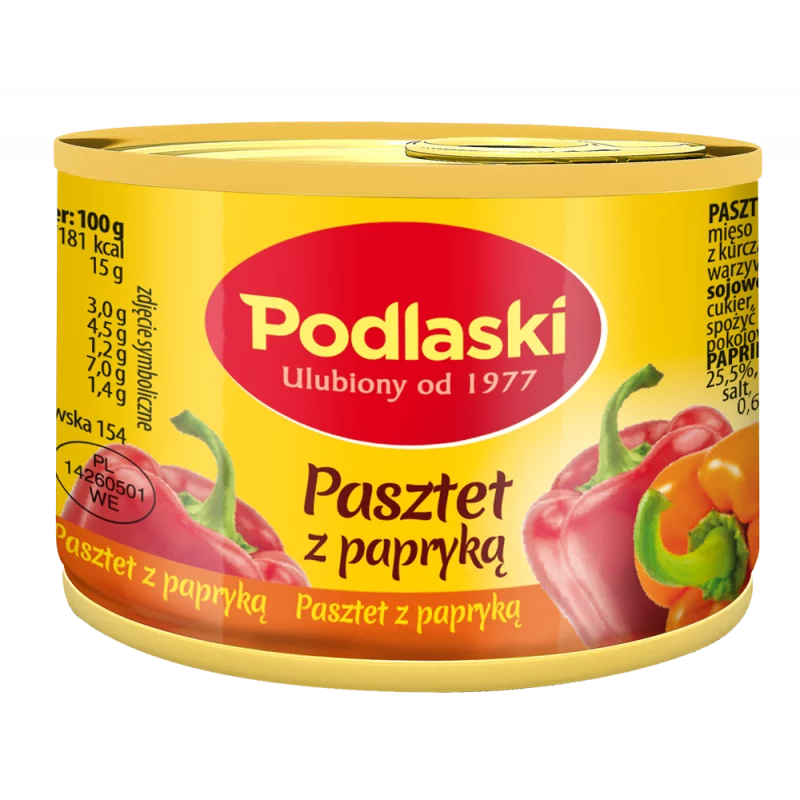 Pate con pimiento 130g PODLASKI 