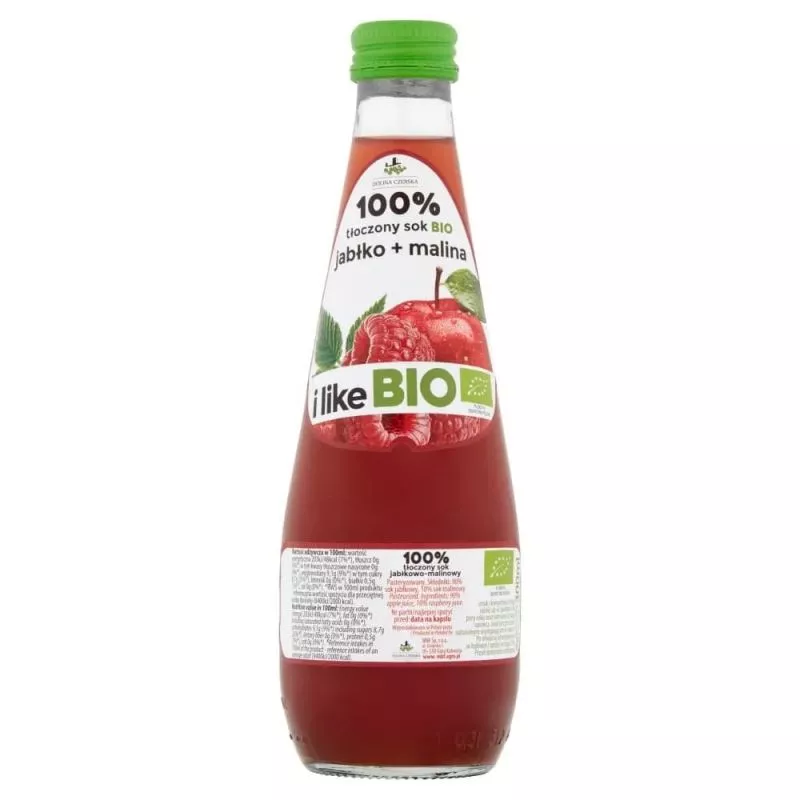 BIO Zumo de manzana con frambuesa 0.3L DOLINA CZERSKA