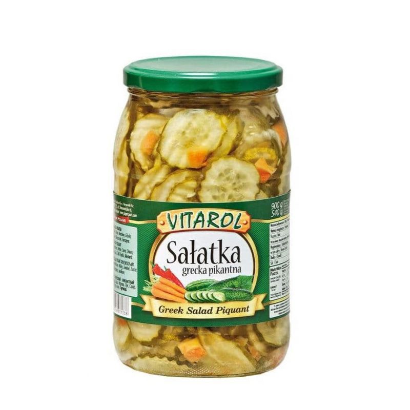 Salatka grecka pikantna 900g VITAROL