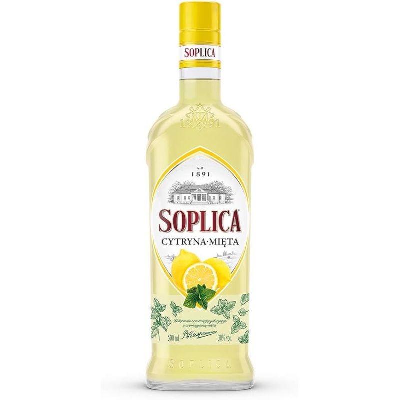 Vodka SOPLICA con sabor de citrina menta 28% alc 0.5L