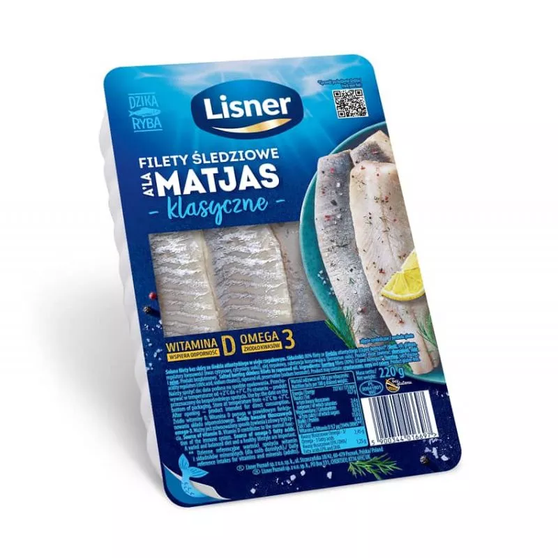 Filet sledz A LA MATJAS w oleju 220g LISNER