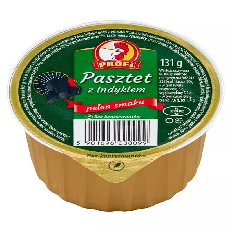 Pate de pavo 131gr PROFI