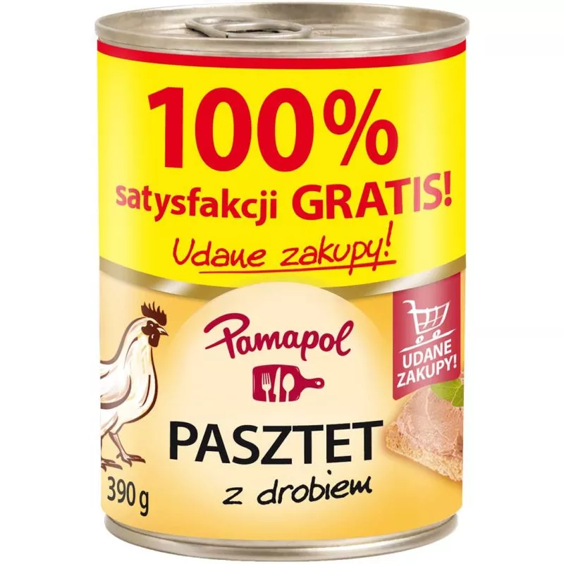 Pasztet z drobiem 390g PAMAPOL