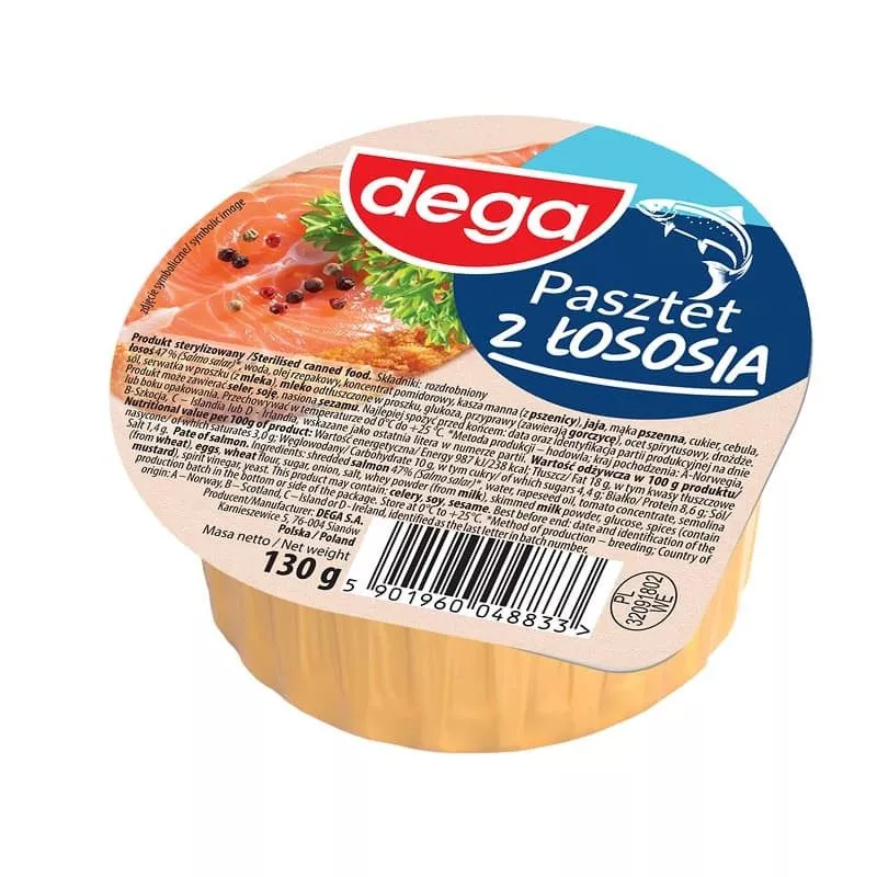 Pasztet z lososia 130g DEGA