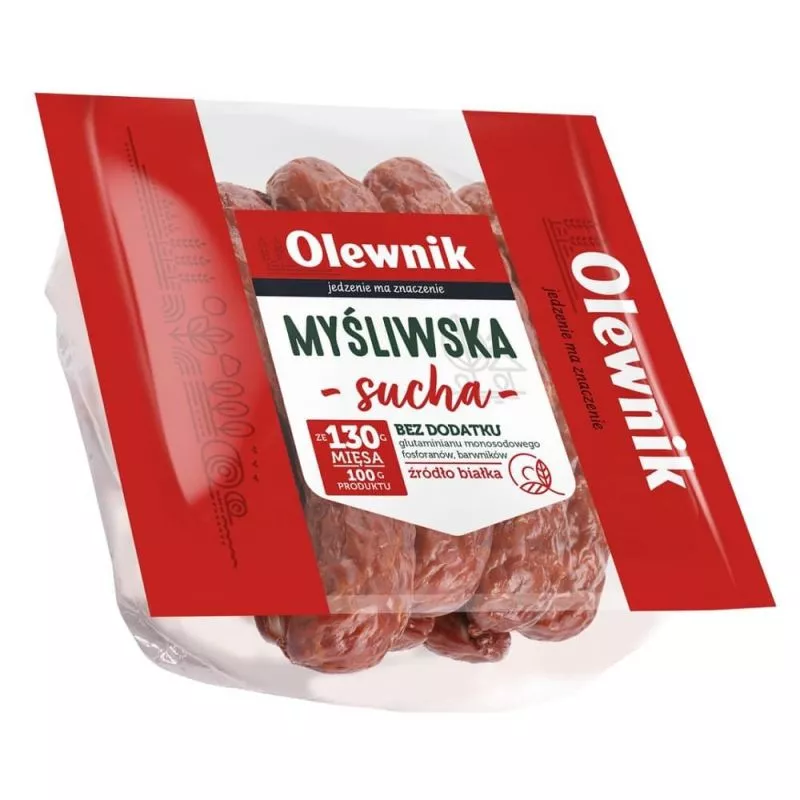 Kielbasa MYSLIWSKA okolo 0.8 kg OLEWNIK