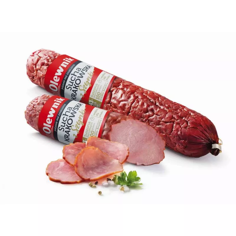 Kielbasa KRAKOWSKA SUCHA okolo 0.6 kg OLEWNIK