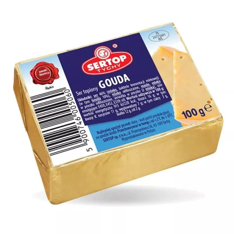 Queso fundidoGOUDA 100gr SERTOP