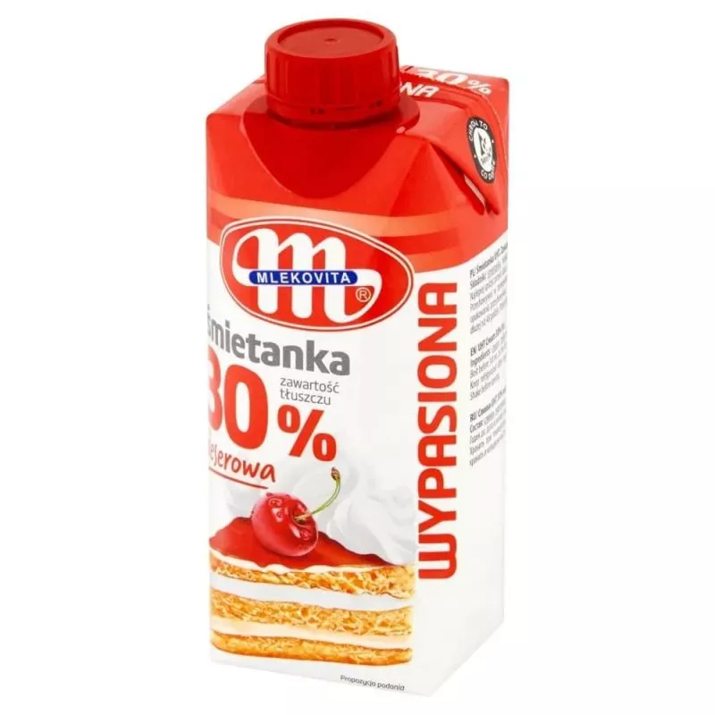 Crema de nata UNT 30% 330ml MLEKOVITA