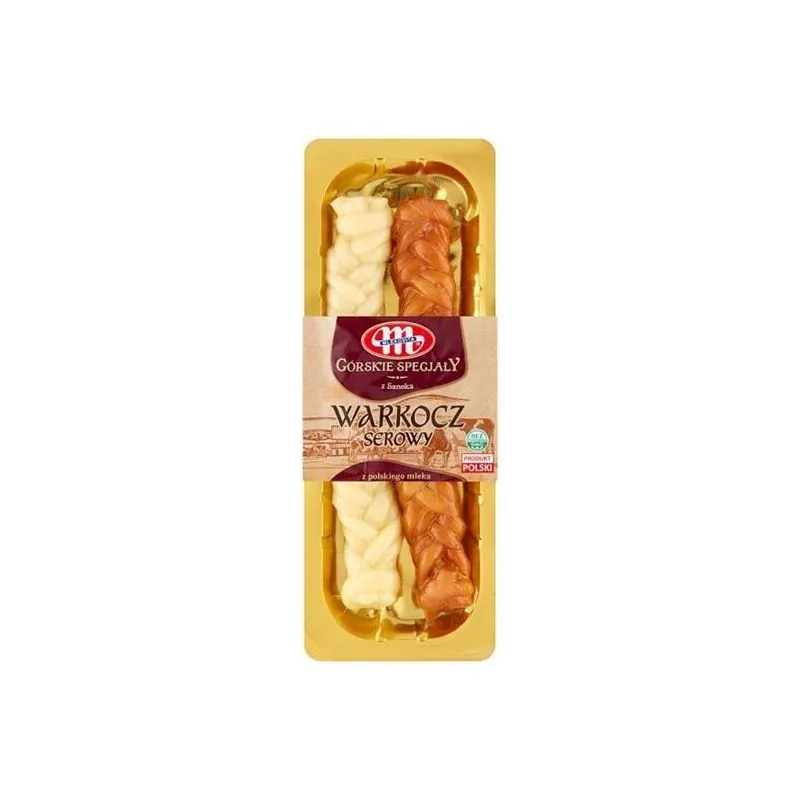 Queso en TRENZA natural ahumado 160g MLEKOVITA