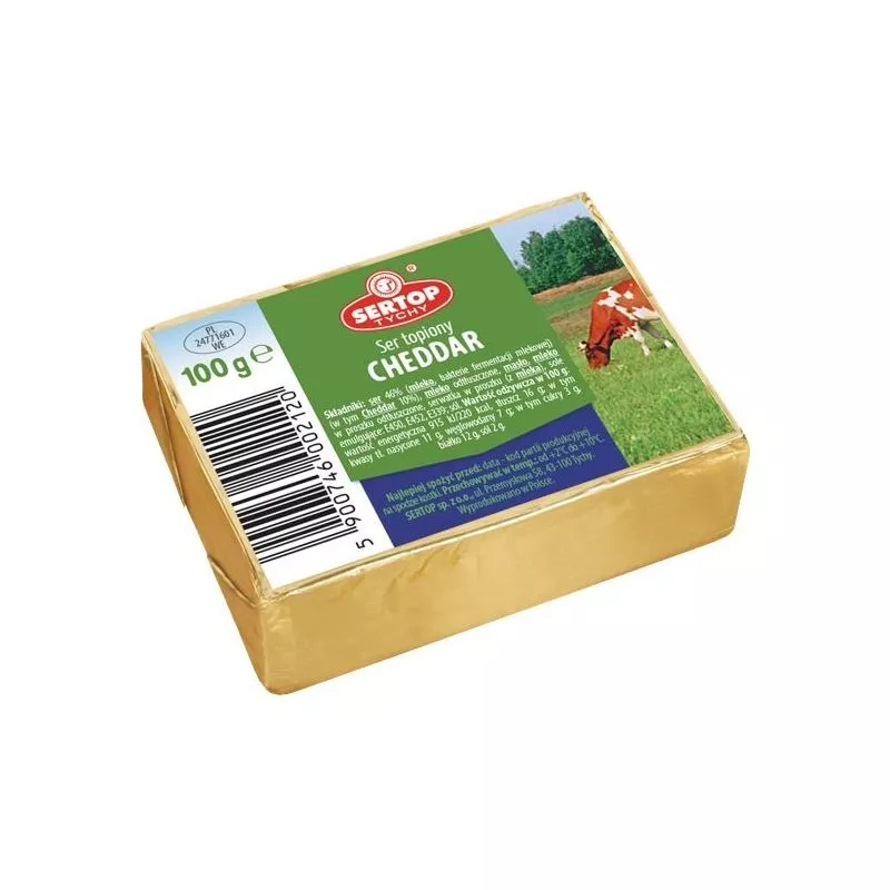 Queso fundido CHEDDAR 100g SERTOP