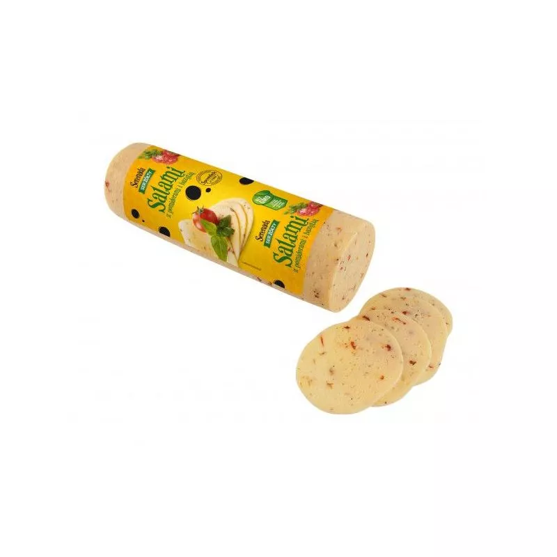 Queso SALAMI con tomates i albahaca SPOMLEK precio por 1 kg