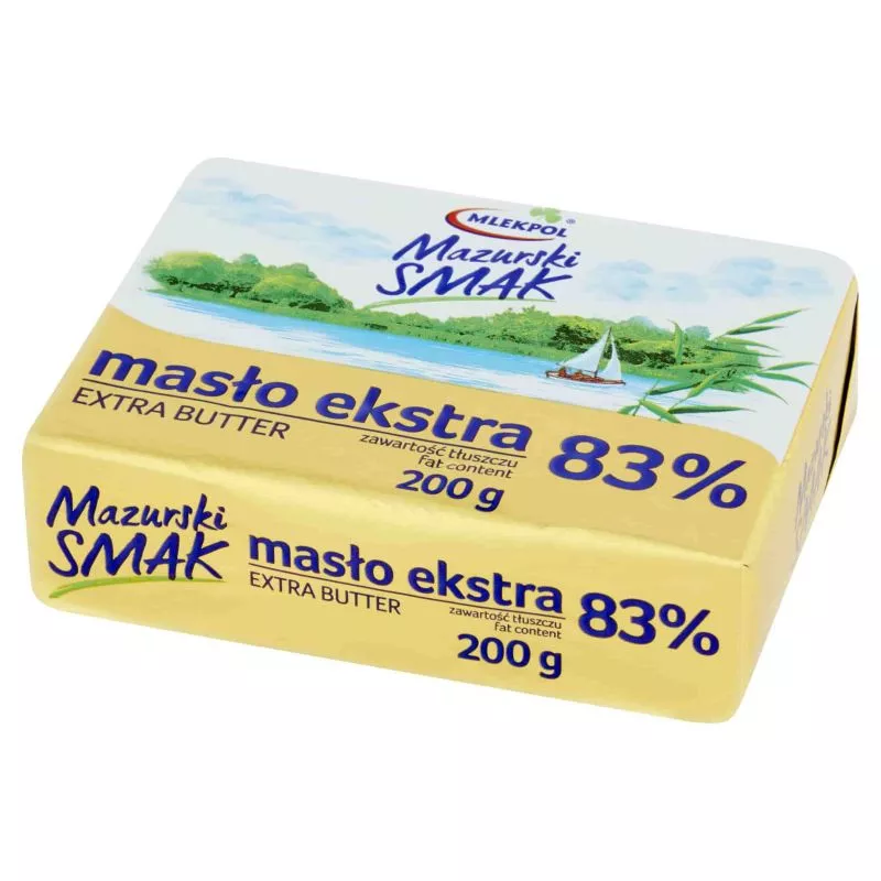 Maslo EXTRA MAZURSKI SMAK 200g MLEKPOL