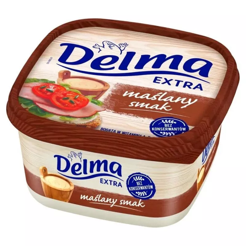 Margarina con mantequilla wiejska 450g DELMA EXTRA