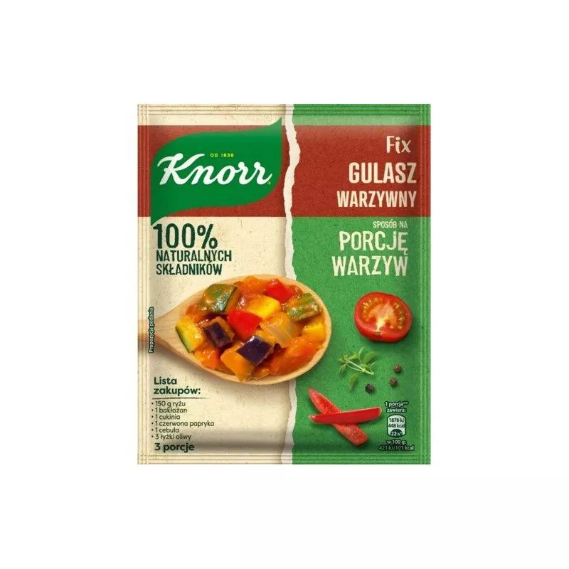 Especias FIX guiso de verduras naturales 58g KNORR