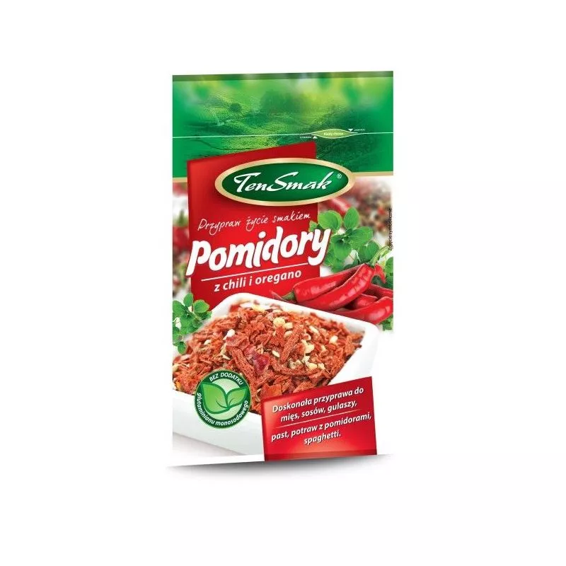 Especias de tomates con guindilla y oregano 15g TENSMAK