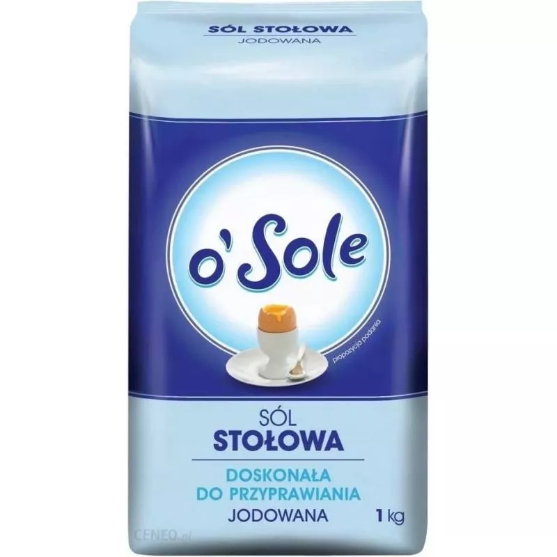 Sol stolowa jodowana 1kg CENOS