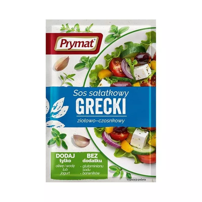 Salsa para ensalada GRECKI 9gr PRYMAT