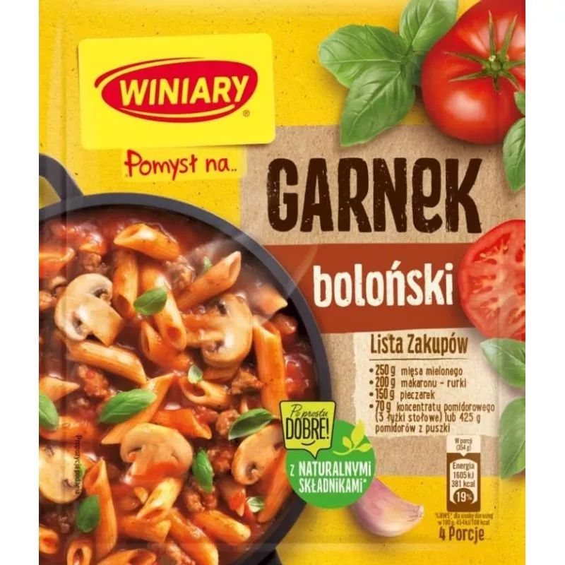 Especias POMYS NA BOLOYSKI GARNEK 45gr WINIARY