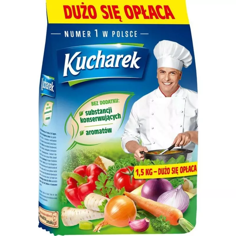 Przyprawa do potraw 1500g KUCHAREK 