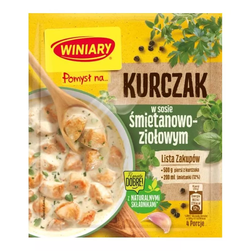 Pomysj na KRCZAKA w sosie smietanowo-ziolowym 30g WINIARY