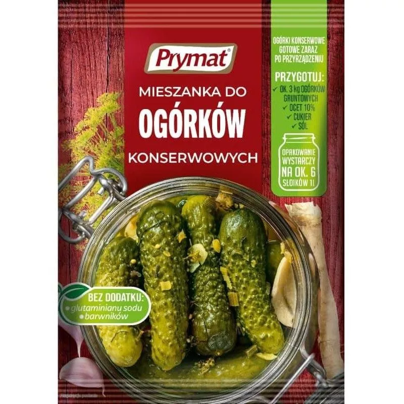 Mieszanka do ogorkow konserwowych 40g PRYMAT