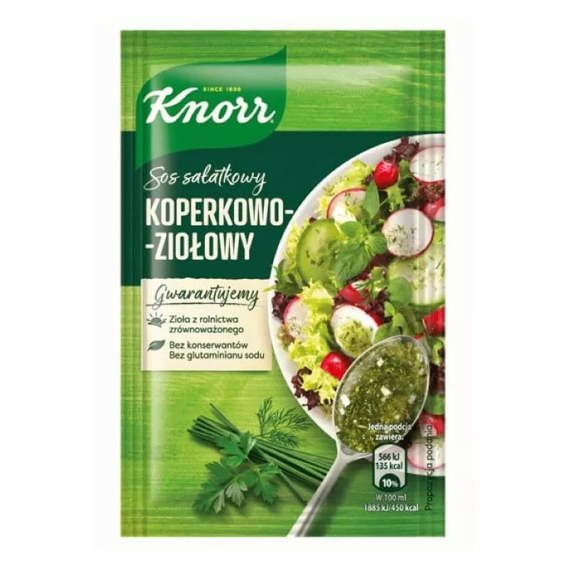 Sos salatkowy koperkowy 9g KNORR