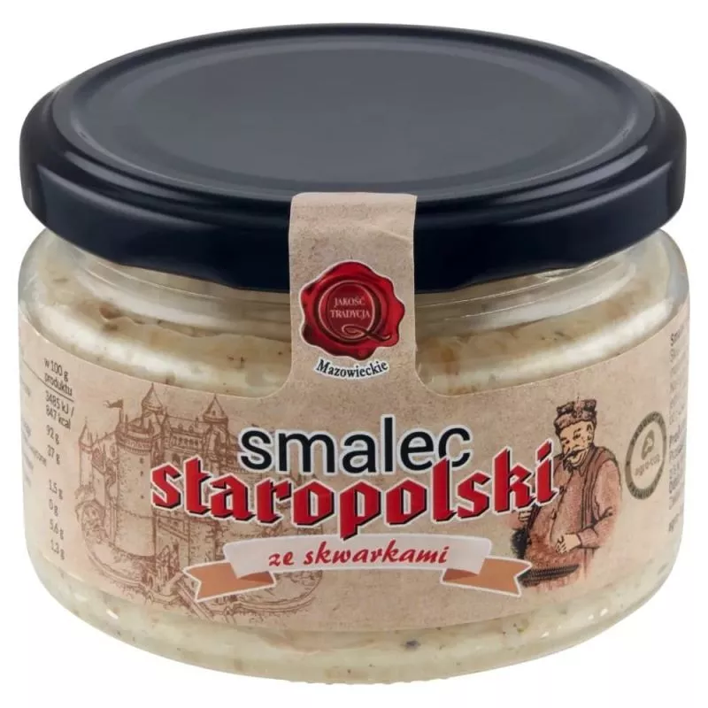 Smalec STAROPOLSKI ze skwarkami 200gr AGRO TOP